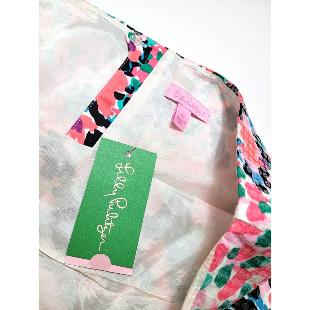 LILLY PULITZER "Sweet Nothings" Skirt - Size 10, New w/Tags -Y2K, Festival, Pink - Picture 9 of 10